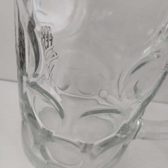 2 Gordon Biersch Festbier Beer Mugs 0.5L German Dimpled Glass Stein Set - Picture 8 of 15